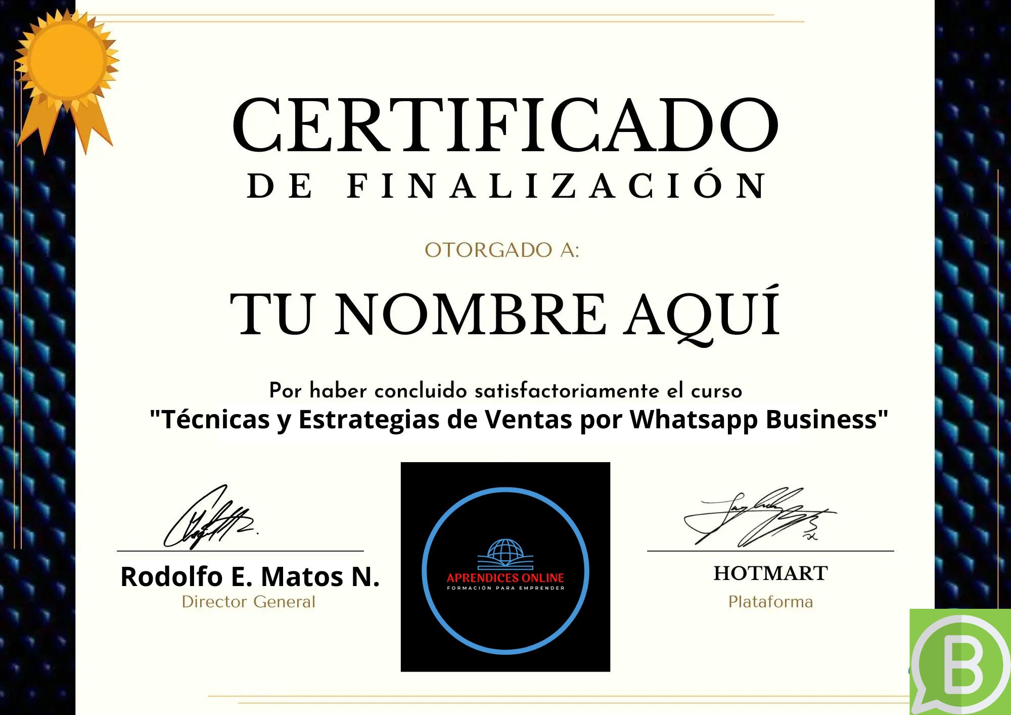 Certificado TESVE